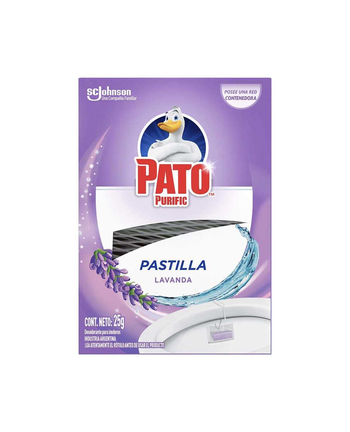 Pastilla para Inodoro Pato Purific Lavanda 25 Gr